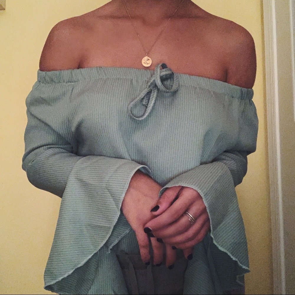 Off the shoulder blouse